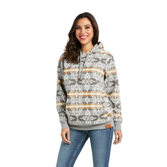 Ariat X Pendleton Gray Hoodie - Picture 5 of 6